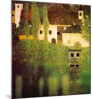 Castello Sul Lago Atter-Gustav Klimt-Mounted Art Print