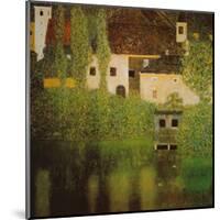 Castello Sul Lago Atter-Gustav Klimt-Mounted Art Print