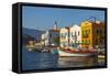 Castellorizo Island, Megisti, Greece-Ali Kabas-Framed Stretched Canvas