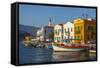 Castellorizo Island, Megisti, Greece-Ali Kabas-Framed Stretched Canvas