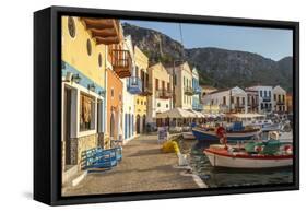 Castellorizo Island, Megisti, Greece-Ali Kabas-Framed Stretched Canvas