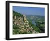 Castelnaud and the River Dordogne, Dordogne, Aquitaine, France, Europe-Roy Rainford-Framed Photographic Print