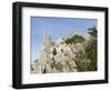 Castelo dos Mouros, the Moors Castle, in Sintra near Lisbon, part of the UNESCO World Heritage. Por-Martin Zwick-Framed Photographic Print