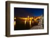 Castelvecchio by Night (1357) - Verona Italy-Alberto SevenOnSeven-Framed Photographic Print