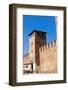 Castelvecchio Fortress Dating from 1355, Verona, UNESCO World Heritage Site, Veneto, Italy, Europe-Nico Tondini-Framed Photographic Print