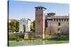 Castelvecchio Fortress Dating from 1355-Nico-Stretched Canvas