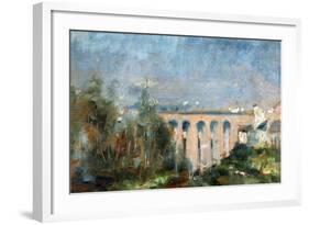 Castelviel Viaduct in Albi, 1880-Henri de Toulouse-Lautrec-Framed Giclee Print