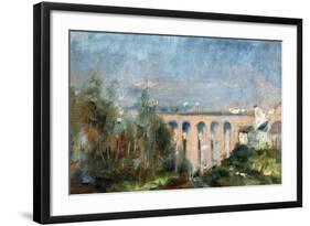 Castelviel Viaduct in Albi, 1880-Henri de Toulouse-Lautrec-Framed Giclee Print