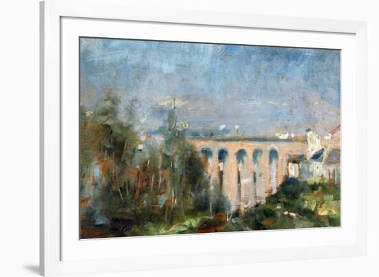 Castelviel Viaduct in Albi, 1880-Henri de Toulouse-Lautrec-Framed Giclee Print