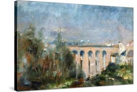 Castelviel Viaduct in Albi, 1880-Henri de Toulouse-Lautrec-Stretched Canvas