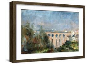 Castelviel Viaduct in Albi, 1880-Henri de Toulouse-Lautrec-Framed Giclee Print