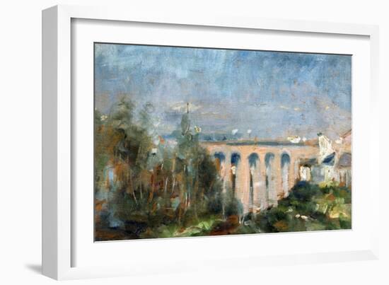 Castelviel Viaduct in Albi, 1880-Henri de Toulouse-Lautrec-Framed Giclee Print