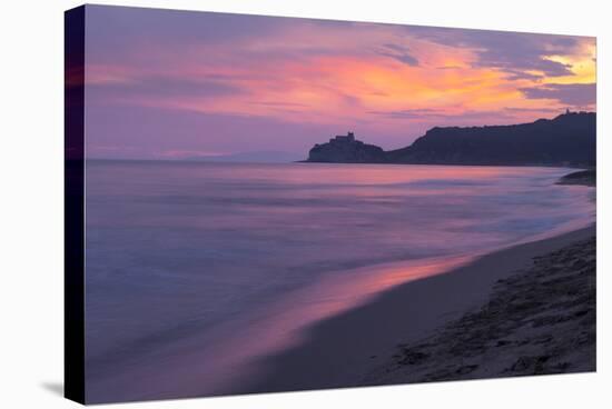 Castiglione Della Pescaia, Roccamare Beach at Sunset, Grosseto, Tuscany, Italy, Europe-John-Stretched Canvas