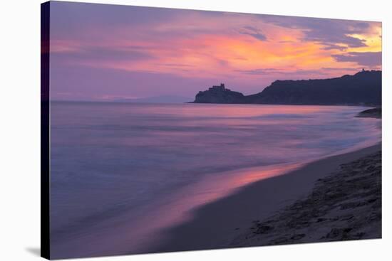 Castiglione Della Pescaia, Roccamare Beach at Sunset, Grosseto, Tuscany, Italy, Europe-John-Stretched Canvas
