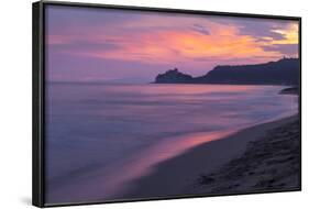 Castiglione Della Pescaia, Roccamare Beach at Sunset, Grosseto, Tuscany, Italy, Europe-John-Framed Photographic Print