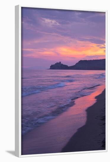 Castiglione Della Pescaia, Roccamare Beach at Sunset, Grosseto, Tuscany, Italy, Europe-John-Framed Photographic Print