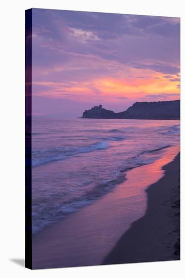 Castiglione Della Pescaia, Roccamare Beach at Sunset, Grosseto, Tuscany, Italy, Europe-John-Stretched Canvas