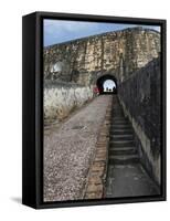 Castillo San Felipe Del Morro, Old Spanish Fortress, San Juan, Puerto Rico, West Indies, Caribbean-Sylvain Grandadam-Framed Stretched Canvas