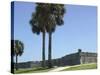 Castillo San Marcos, Spanish Colonial Fort in Saint Augustine, Florida-null-Stretched Canvas