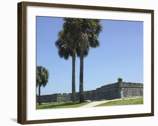 Castillo San Marcos, Spanish Colonial Fort in Saint Augustine, Florida-null-Framed Photographic Print