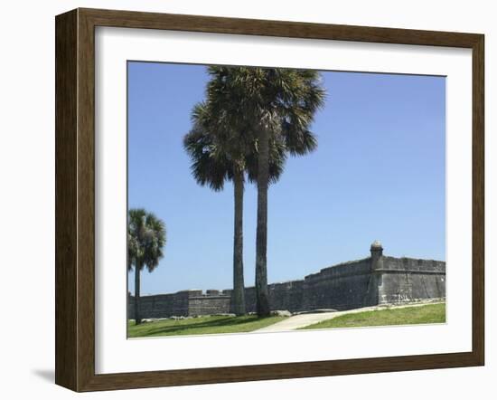 Castillo San Marcos, Spanish Colonial Fort in Saint Augustine, Florida-null-Framed Photographic Print