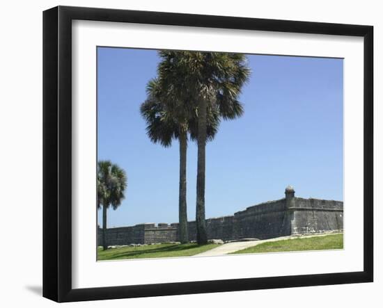 Castillo San Marcos, Spanish Colonial Fort in Saint Augustine, Florida-null-Framed Photographic Print