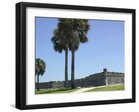 Castillo San Marcos, Spanish Colonial Fort in Saint Augustine, Florida-null-Framed Photographic Print