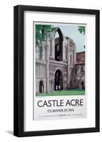 Castle Acre-null-Framed Art Print