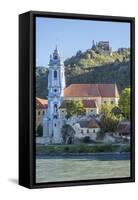 Castle and Abbey, Durnstein, River Danube, Wachau Valley, UNESCO World Heritage Site, Lower Austria-Rolf Richardson-Framed Stretched Canvas