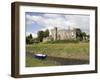 Castle and Foreshore, Laugharne, Carmarthenshire, South Wales, Wales, United Kingdom, Europe-Julian Pottage-Framed Photographic Print