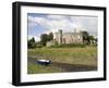 Castle and Foreshore, Laugharne, Carmarthenshire, South Wales, Wales, United Kingdom, Europe-Julian Pottage-Framed Photographic Print