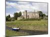 Castle and Foreshore, Laugharne, Carmarthenshire, South Wales, Wales, United Kingdom, Europe-Julian Pottage-Mounted Photographic Print