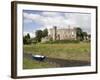 Castle and Foreshore, Laugharne, Carmarthenshire, South Wales, Wales, United Kingdom, Europe-Julian Pottage-Framed Photographic Print