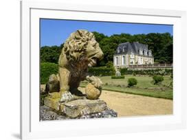 Castle and Gardens of Valmer, Indre et Loire, Centre, France, Europe-Nathalie Cuvelier-Framed Photographic Print