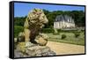 Castle and Gardens of Valmer, Indre et Loire, Centre, France, Europe-Nathalie Cuvelier-Framed Stretched Canvas