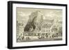 Castle and Grassmarket, Edinburgh in C.1880, from 'scottish Pictures' Published by the Religious…-null-Framed Giclee Print