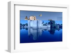 Castle and its moat, Sully-sur-Loire, UNESCO World Heritage Site, Loiret, Centre, France, Europe-Francesco Vaninetti-Framed Photographic Print