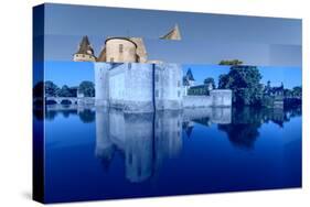 Castle and its moat, Sully-sur-Loire, UNESCO World Heritage Site, Loiret, Centre, France, Europe-Francesco Vaninetti-Stretched Canvas