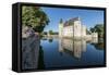 Castle and its moat, Sully-sur-Loire, UNESCO World Heritage Site, Loiret, Centre, France, Europe-Francesco Vaninetti-Framed Stretched Canvas