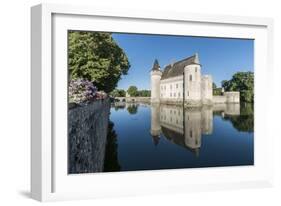 Castle and its moat, Sully-sur-Loire, UNESCO World Heritage Site, Loiret, Centre, France, Europe-Francesco Vaninetti-Framed Photographic Print