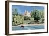 Castle and Lake Starnberg-null-Framed Giclee Print