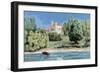 Castle and Lake Starnberg-null-Framed Giclee Print