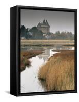 Castle and Marshes of Suscinio, Morbihan, Brittany, France, Europe-Patrick Dieudonne-Framed Stretched Canvas