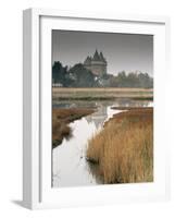 Castle and Marshes of Suscinio, Morbihan, Brittany, France, Europe-Patrick Dieudonne-Framed Photographic Print