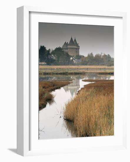 Castle and Marshes of Suscinio, Morbihan, Brittany, France, Europe-Patrick Dieudonne-Framed Photographic Print