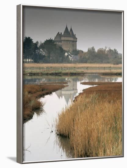 Castle and Marshes of Suscinio, Morbihan, Brittany, France, Europe-Patrick Dieudonne-Framed Photographic Print