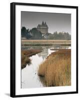 Castle and Marshes of Suscinio, Morbihan, Brittany, France, Europe-Patrick Dieudonne-Framed Photographic Print