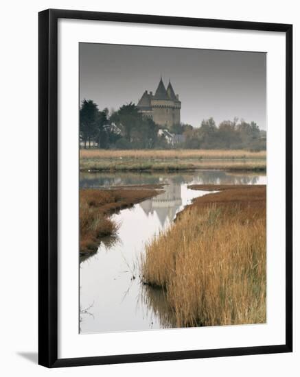 Castle and Marshes of Suscinio, Morbihan, Brittany, France, Europe-Patrick Dieudonne-Framed Photographic Print