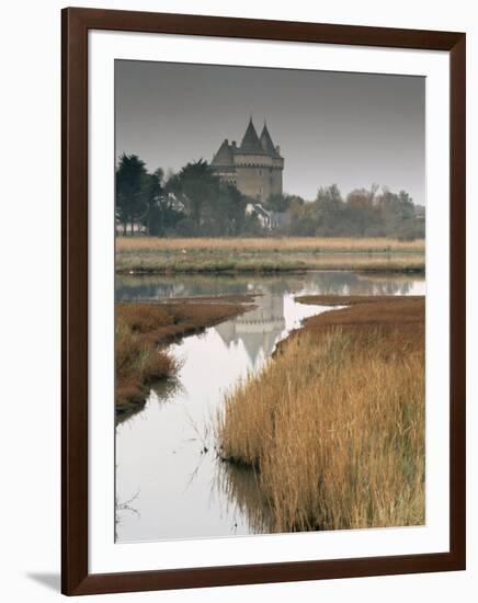 Castle and Marshes of Suscinio, Morbihan, Brittany, France, Europe-Patrick Dieudonne-Framed Photographic Print