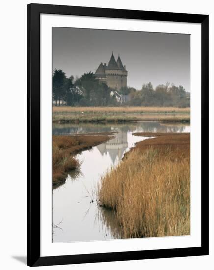 Castle and Marshes of Suscinio, Morbihan, Brittany, France, Europe-Patrick Dieudonne-Framed Photographic Print